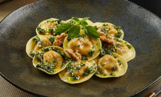 Tortelloni de Mozzarella de Búfala Campana D.O.P. e Tomate Seco